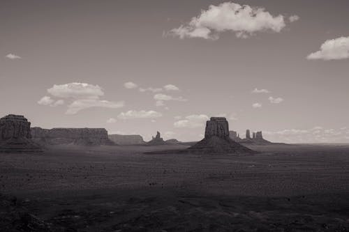 Desert Under the Beautiful Sky