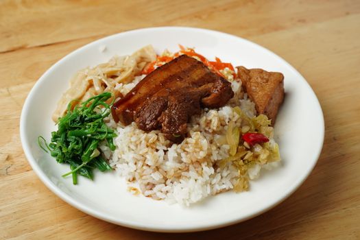 With Pork Rice