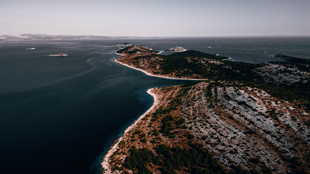 The Adriatic islands at golden hour