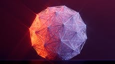 White Ball Made of Threads