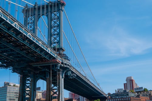 ニューヨーク市, マンハッタン橋, ランドマークの無料の写真素材