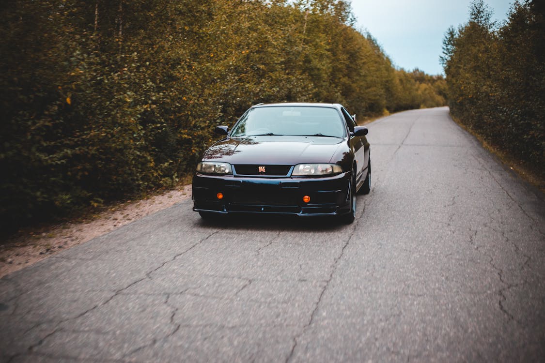 A Car moving on the road