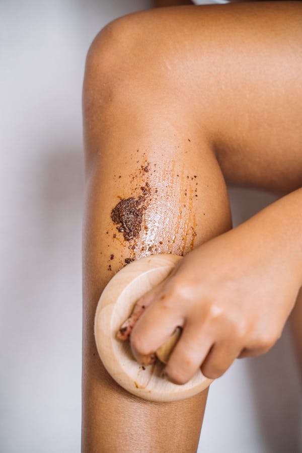 natural skincare scrub