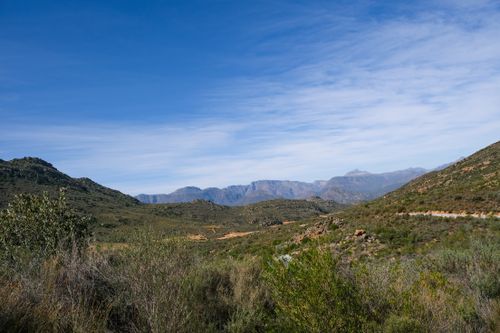 Free Breathtaking view of the rugged mountains and vibrant greenery in Citrusdal, perfect for nature lovers. Stock Photo