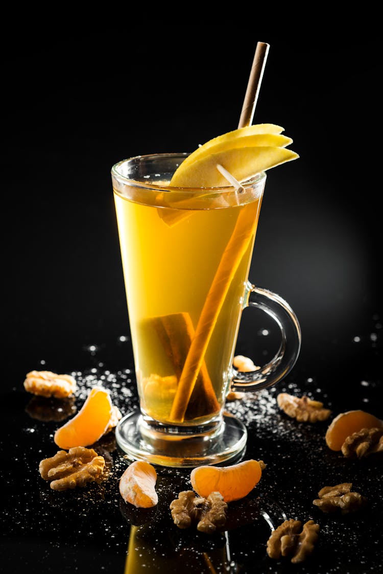 
A Close-Up Shot Of A Hot Toddy Cocktail