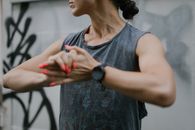 Woman in Gray Tank Top