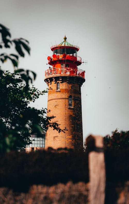 Photo of a Red Lighthouse
