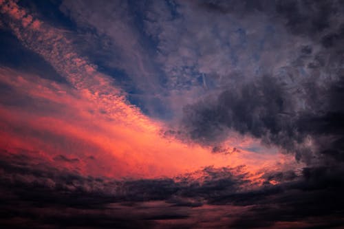 Free Photo of a Cloudy Sky Stock Photo