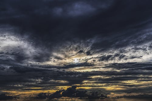 Silhouette Photography of Clouds