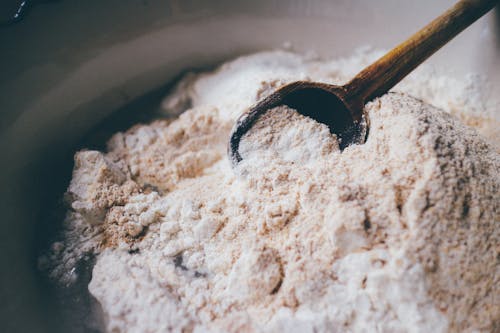 Close Up Shot of a Flour
