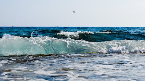 Ilmainen kuvapankkikuva tunnisteilla aallot, hiekkaranta, horisontti