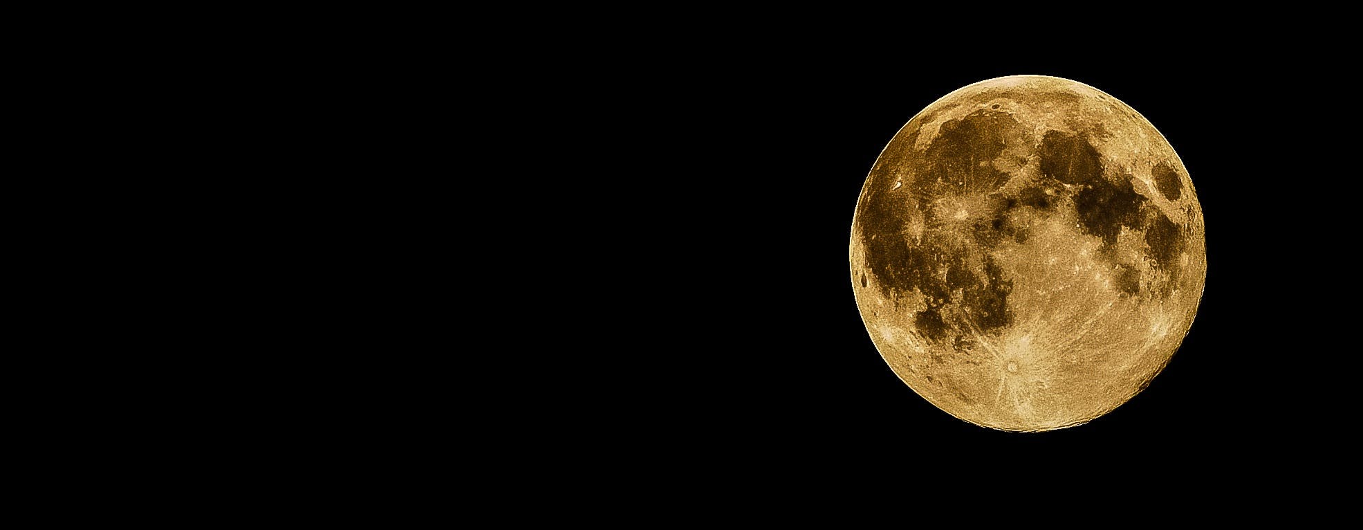 Full Moon during Night Time