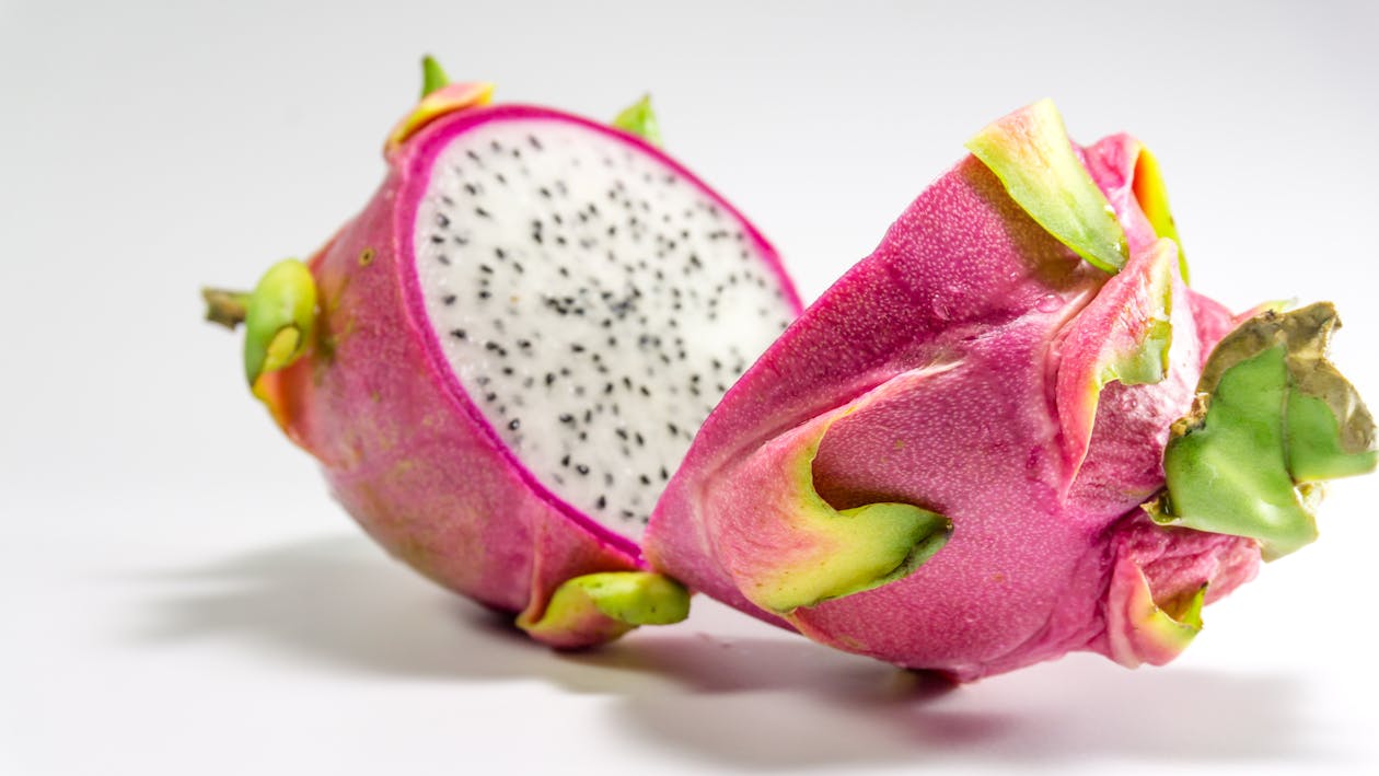 Slices of Dragon Fruits