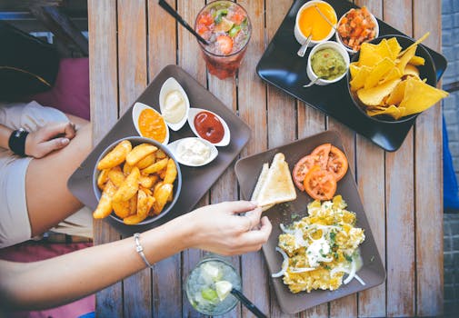 Free stock photo of food, salad, restaurant, person