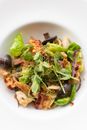 Vegetable Salad on White Ceramic Plate