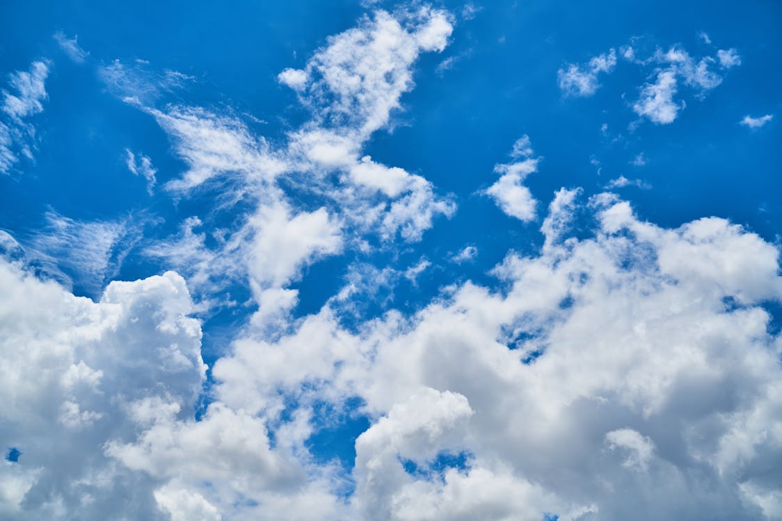 Základová fotografie zdarma na téma atmosféra, bílá, bílé mraky