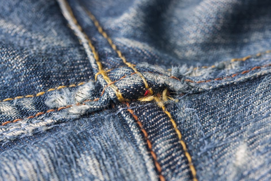 How to stitch a hole in pants