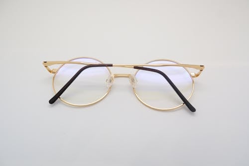 Free Gold Framed Eye Glasses Stock Photo