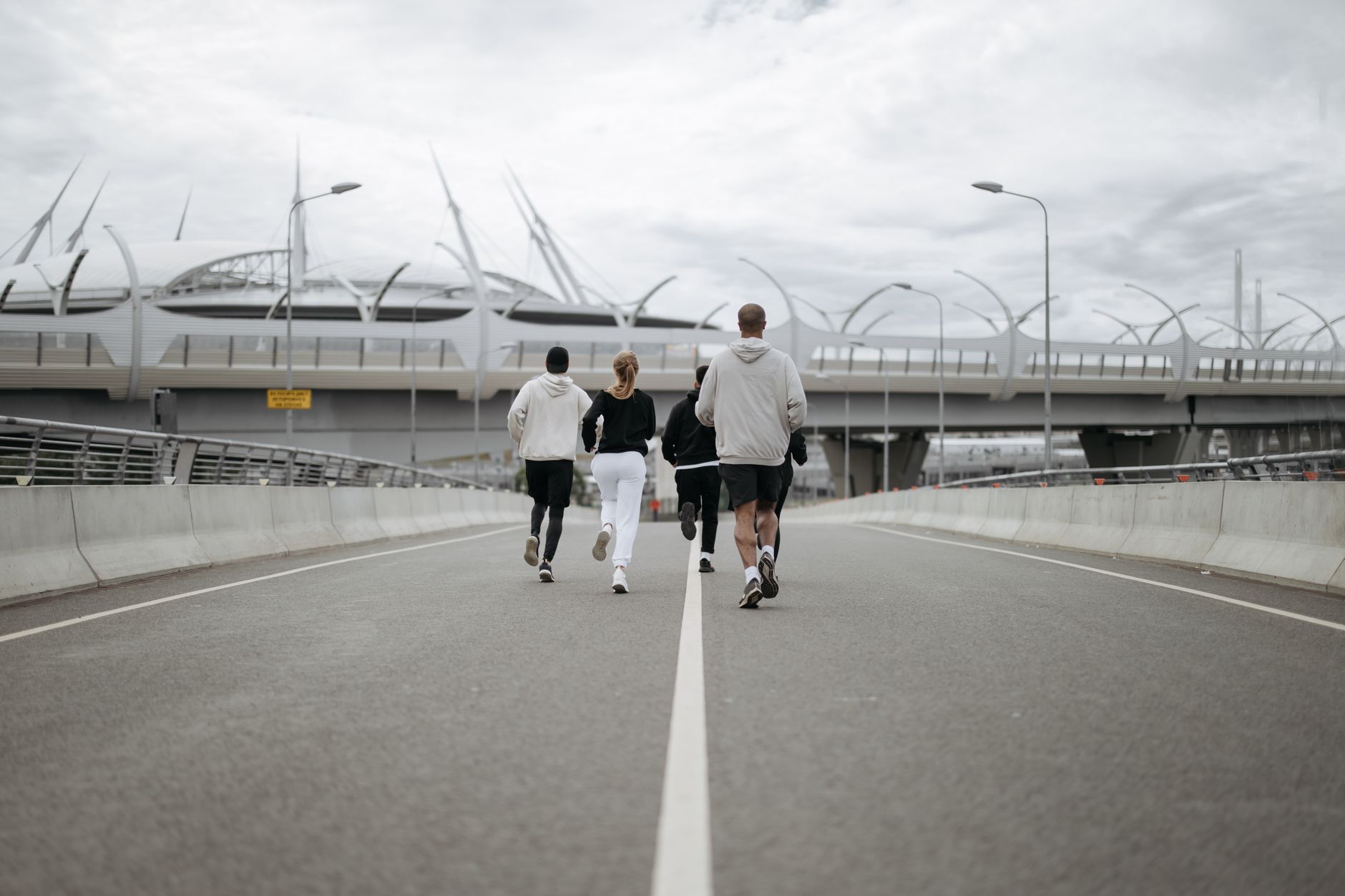 People exercising together in a group fitness setting