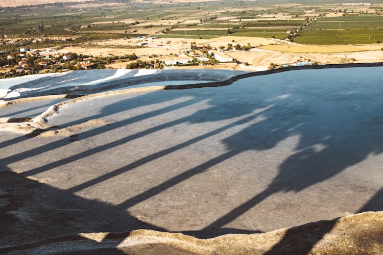 Dry Lake On Plains