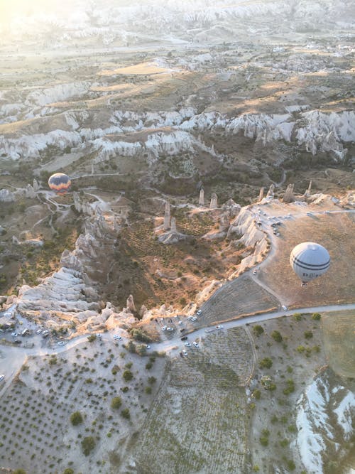 Základová fotografie zdarma na téma balóny, cappadocia, erodováno