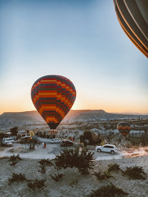 Hot Air Balloons at Sunset