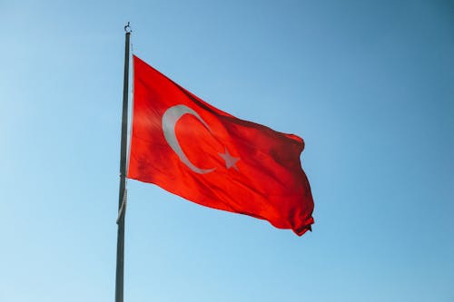 Gratis Fotos de stock gratuitas de asta, bandera de pavo, bandera turca Foto de stock