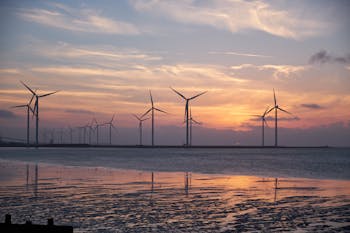 Wind Turbine Landscape Photography