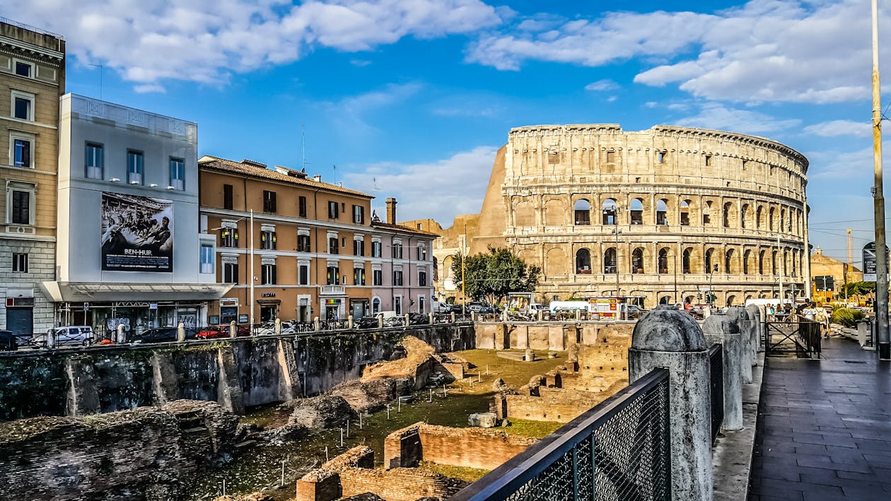 Free The Colosseum, Rome Stock Photo