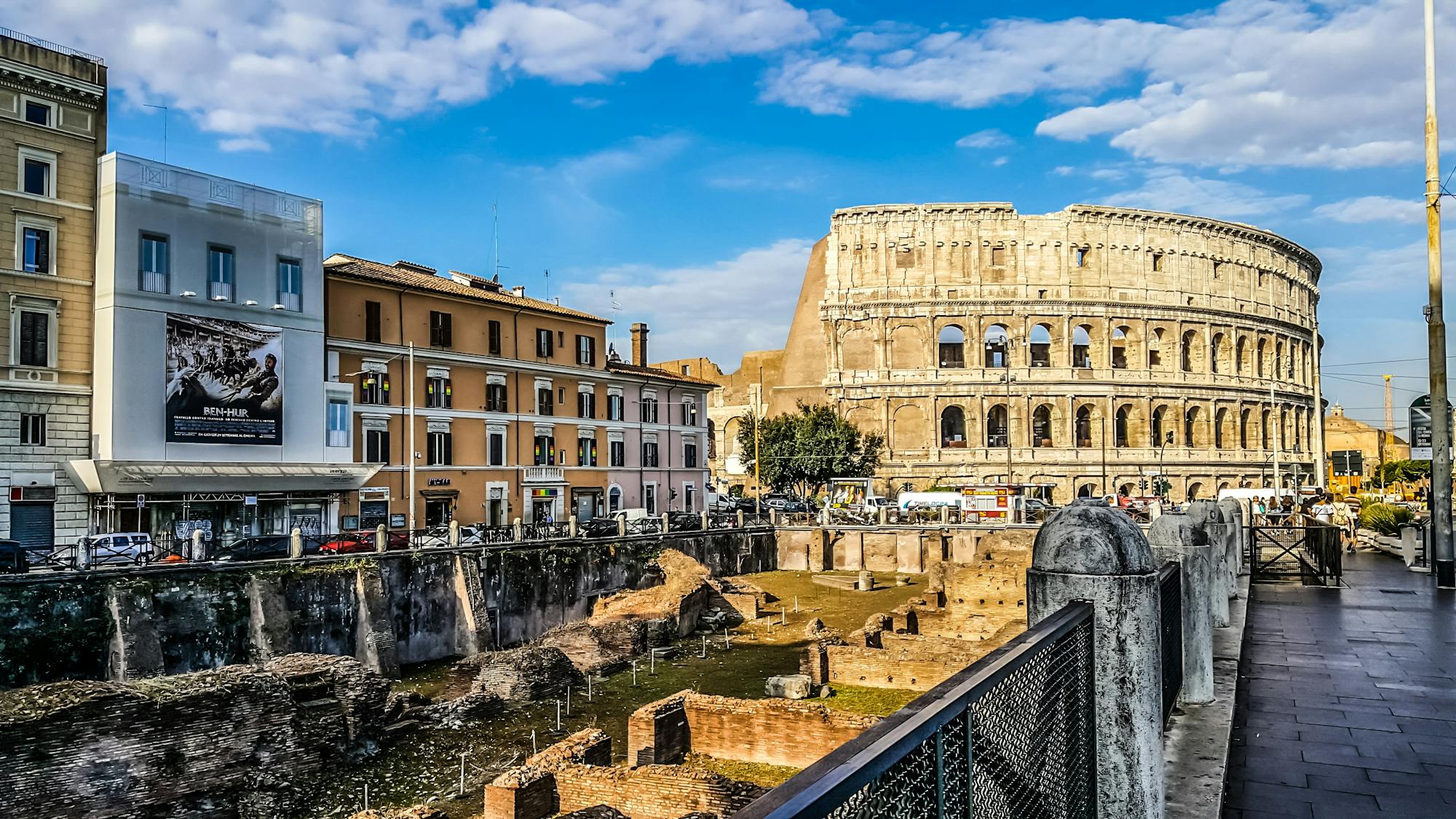 The Colosseum in the heart of Rome