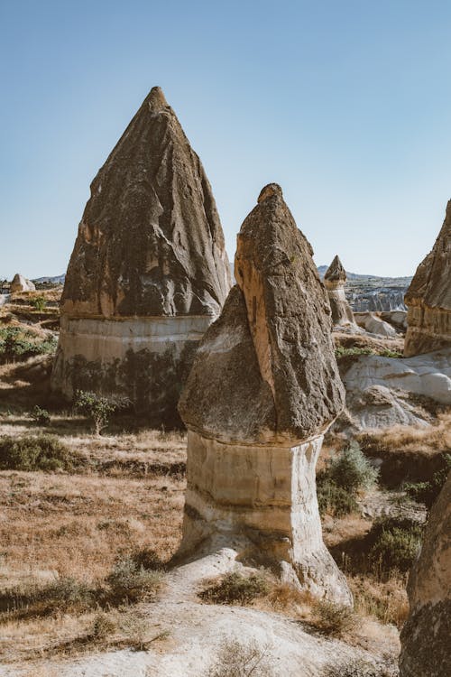 Fotobanka s bezplatnými fotkami na tému cappadocia, fotografia prírody, geologické formácie