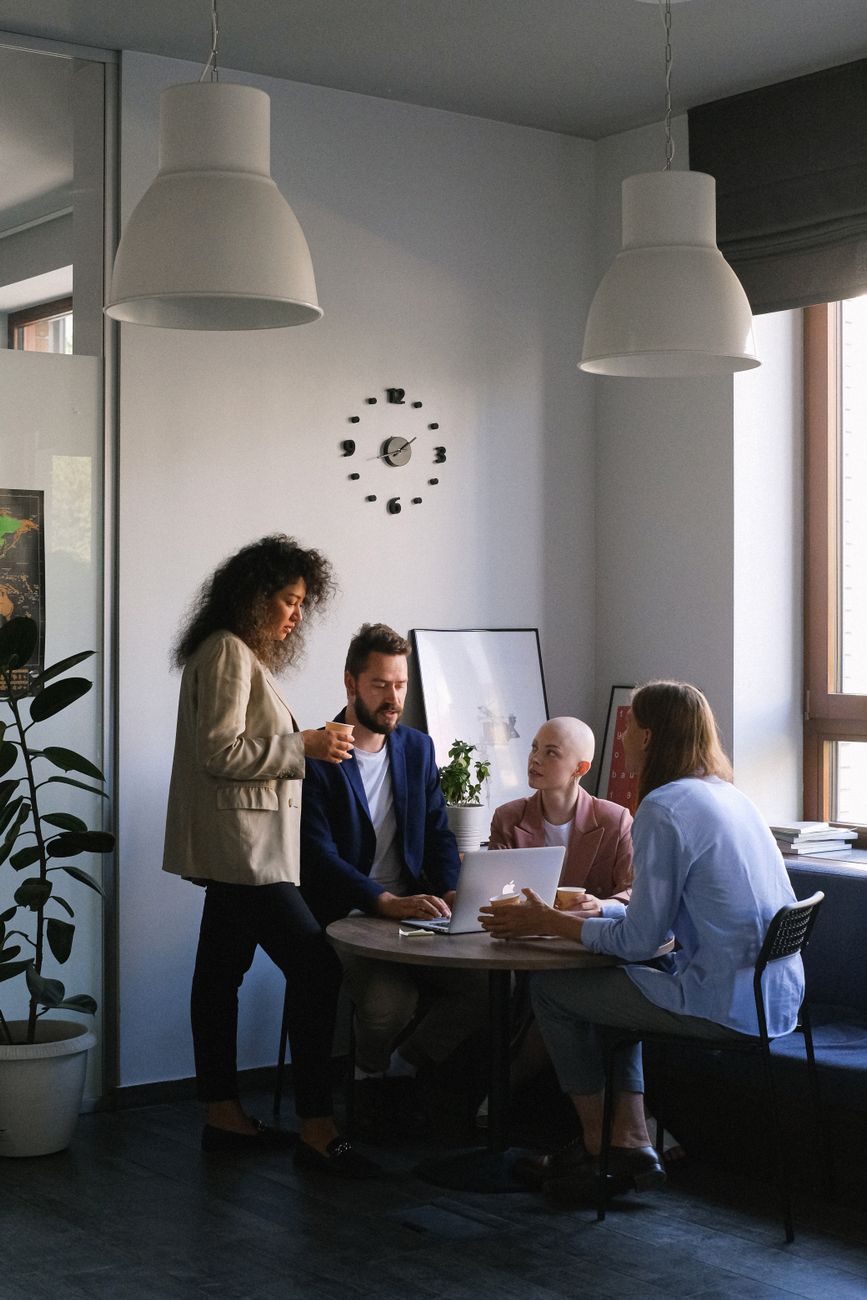 Cadeira de escritório Flexform — espaço corporativo