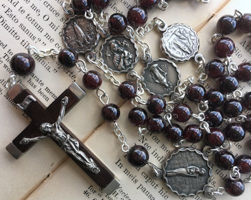 Free stock photo of antique, beads, catholicism