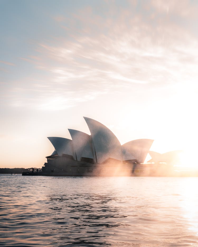 Exterior Of Sydney Opera House In Sunlight