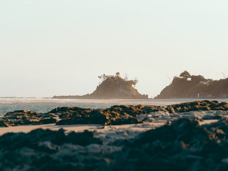 Ocean Waves Crashing On Shore