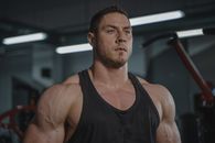 Man in Black Tank Top