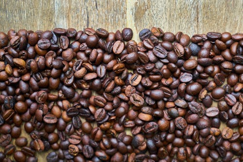 Free Pile of Brown Coffee Beans Stock Photo