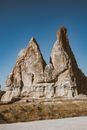 Gray Rock Formation Under Blue Sky