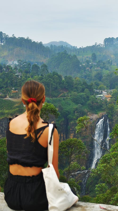 A Woman Enjoying the Natures View