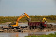 Construction Vehicles at Work