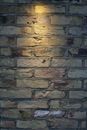 Brown and Black Brick Wall