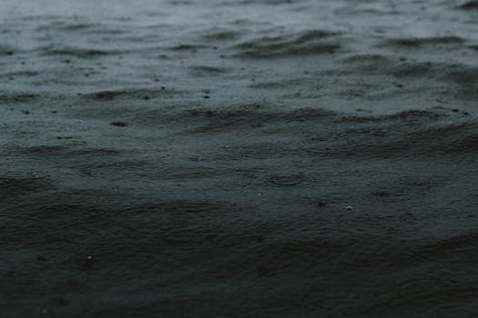 A tranquil view of rippling water with a serene atmosphere, ideal for background use.