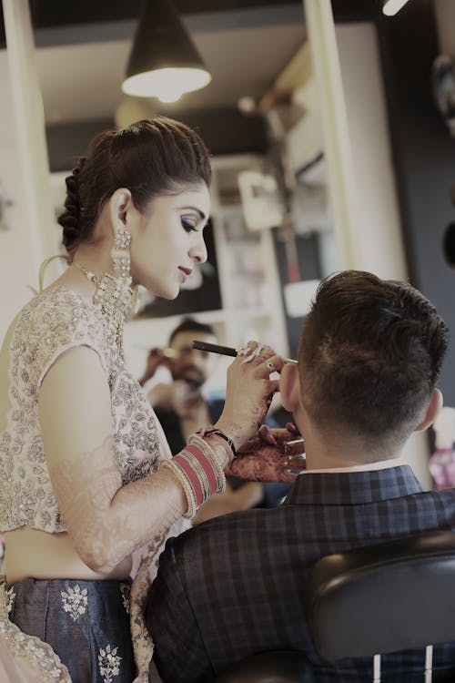 Man at Hairdresser