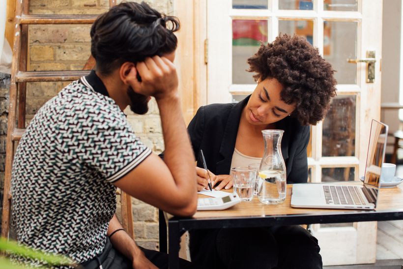 Two professionals collaborating in a calm office — Viktoria Slowikowska on Pexels
