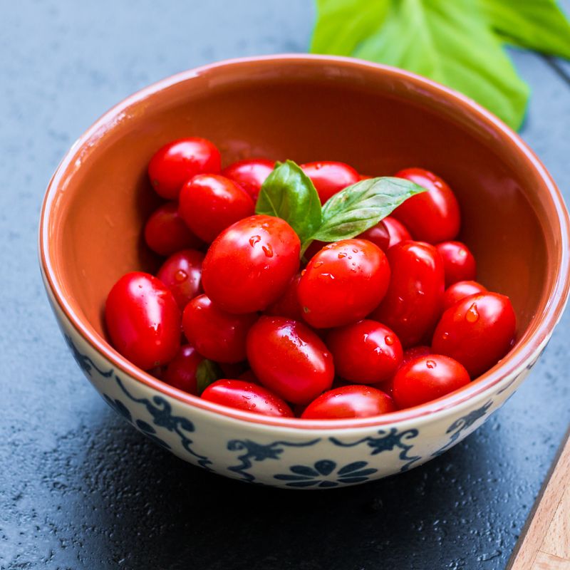 Quick Roasted Cherry Tomato and Basil Couscous