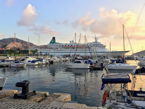 Free stock photo of auf see, cartagena, kreuzfahrt