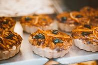 Brown Pastries on Aluminum Surface