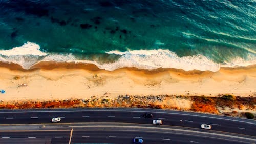 Fotografia Aérea Da Costa Marítima