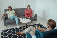 A Counselor Meeting a Couple with Marital Problems