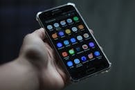 Person Holding a Smartphone